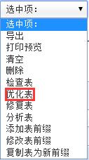 phpMyadmin管理mysql中 “多余”是什么意思，做什么用的? 清理”多余”選項(xiàng)的方法