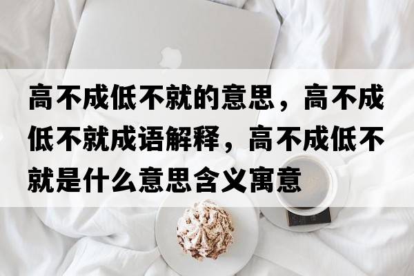 高不成低不就的意思，高不成低不就成語解釋，高不成低不就是什么意思含義寓意