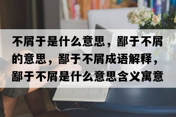不屑于是什么意思，鄙于不屑的意思，鄙于不屑成語(yǔ)解釋，鄙于不屑是什么意思含義寓意