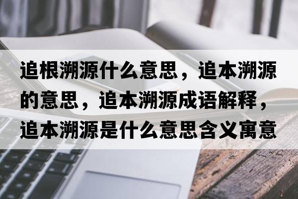 追根溯源什么意思，追本溯源的意思，追本溯源成語解釋，追本溯源是什么意思含義寓意