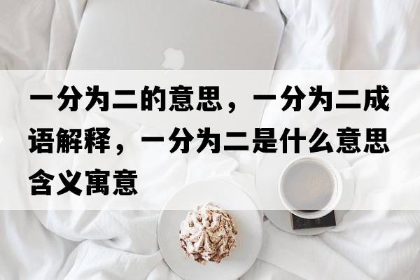 一分為二的意思，一分為二成語解釋，一分為二是什么意思含義寓意