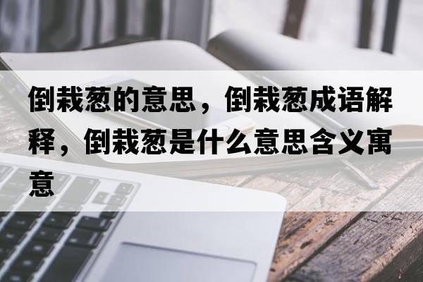 倒栽蔥的意思，倒栽蔥成語(yǔ)解釋，倒栽蔥是什么意思含義寓意