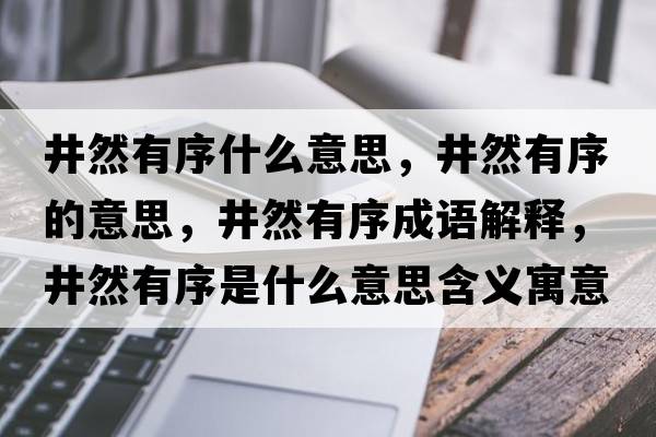 井然有序什么意思，井然有序的意思，井然有序成語解釋，井然有序是什么意思含義寓意