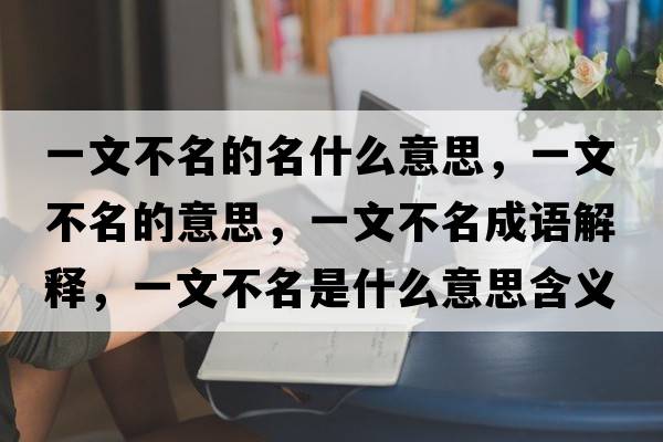 一文不名的名什么意思，一文不名的意思，一文不名成語解釋，一文不名是什么意思含義寓意