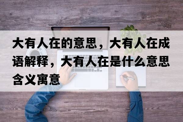 大有人在的意思，大有人在成語解釋，大有人在是什么意思含義寓意