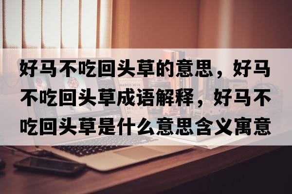 好馬不吃回頭草的意思，好馬不吃回頭草成語解釋，好馬不吃回頭草是什么意思含義寓意