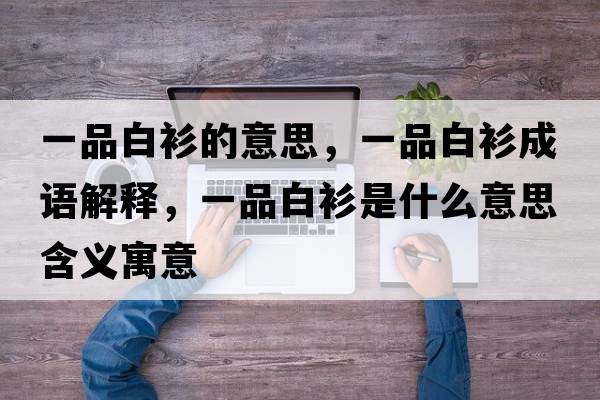 一品白衫的意思，一品白衫成語解釋，一品白衫是什么意思含義寓意