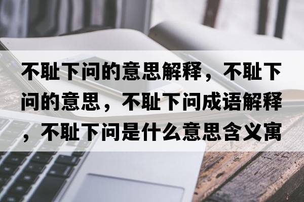 不恥下問的意思解釋，不恥下問的意思，不恥下問成語解釋，不恥下問是什么意思含義寓意