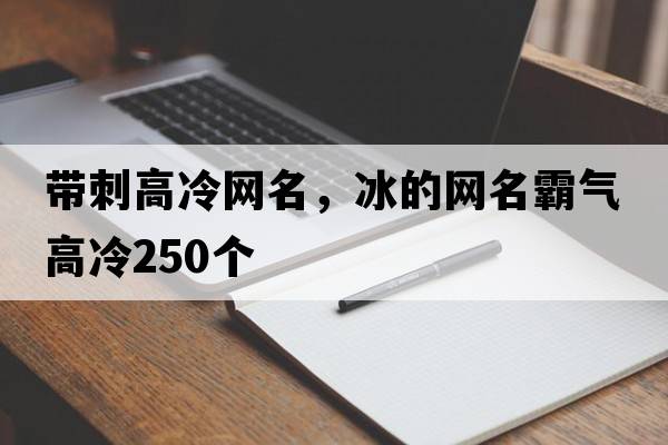 帶刺高冷網(wǎng)名，冰的網(wǎng)名霸氣高冷250個