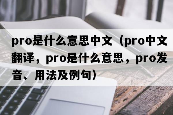 pro是什么意思中文（pro中文翻譯，pro是什么意思，pro發(fā)音、用法及例句）