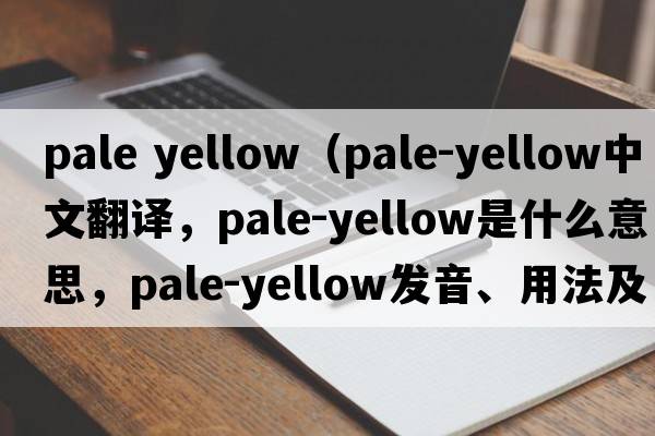 pale yellow（pale-yellow中文翻譯，pale-yellow是什么意思，pale-yellow發(fā)音、用法及例句）