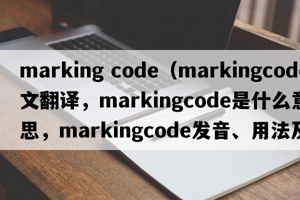marking code（markingcode中文翻譯，markingcode是什么意思，markingcode發(fā)音、用法及例句）