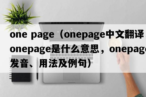 one page（onepage中文翻譯，onepage是什么意思，onepage發(fā)音、用法及例句）