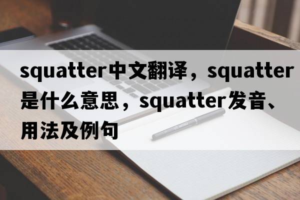 squatter中文翻譯，squatter是什么意思，squatter發(fā)音、用法及例句
