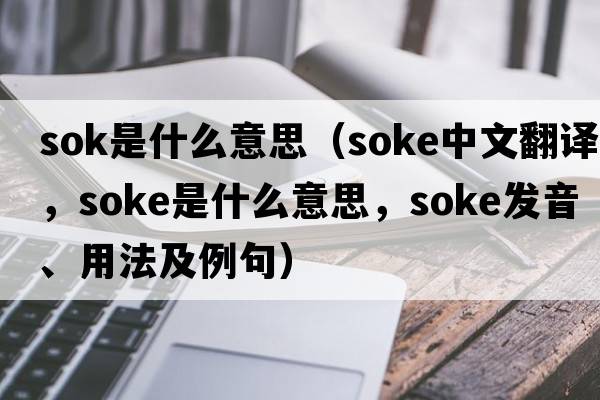 sok是什么意思（soke中文翻譯，soke是什么意思，soke發(fā)音、用法及例句）