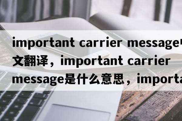 important carrier message中文翻譯，important carrier message是什么意思，important carrier message發(fā)音、用法及例句