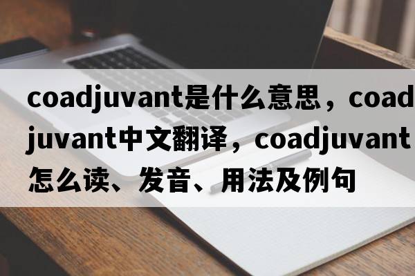 coadjuvant是什么意思，coadjuvant中文翻譯，coadjuvant怎么讀、發(fā)音、用法及例句