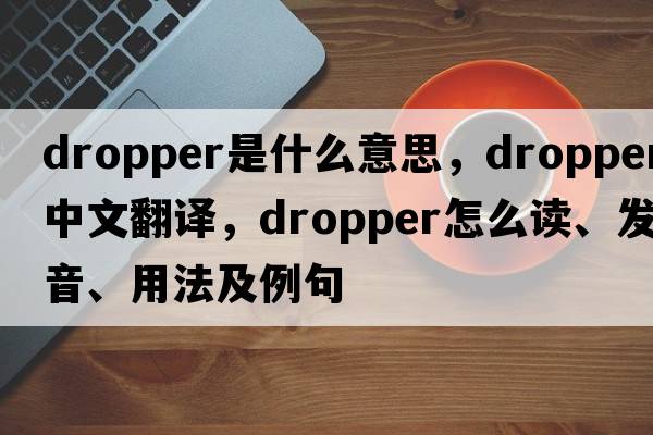 dropper是什么意思，dropper中文翻譯，dropper怎么讀、發(fā)音、用法及例句