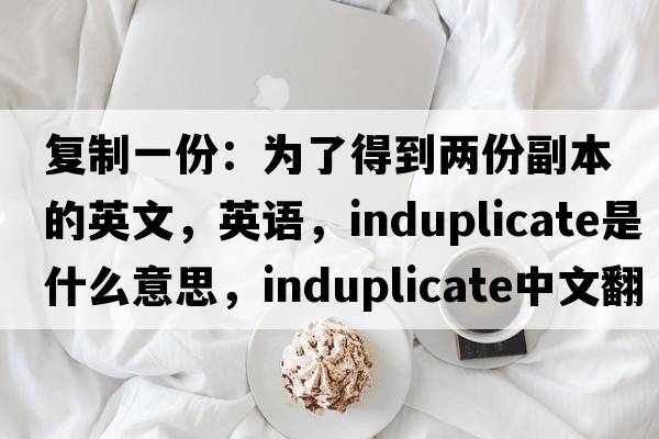 復制一份：為了得到兩份副本的英文，英語，induplicate是什么意思，induplicate中文翻譯，induplicate怎么讀、發(fā)音、用法及例句
