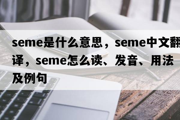 seme是什么意思，seme中文翻譯，seme怎么讀、發(fā)音、用法及例句