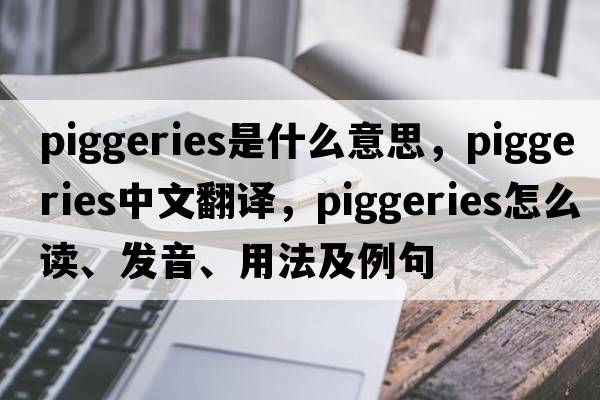 piggeries是什么意思，piggeries中文翻譯，piggeries怎么讀、發(fā)音、用法及例句