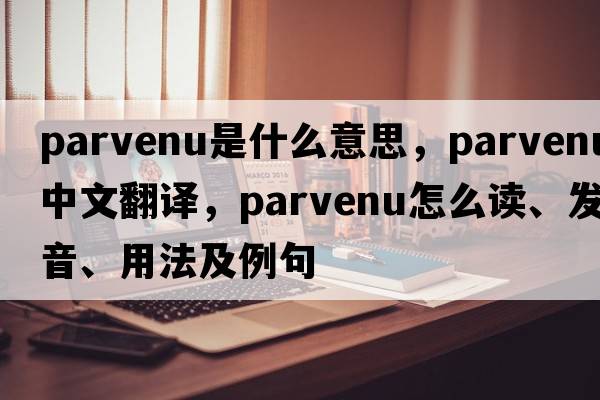parvenu是什么意思，parvenu中文翻譯，parvenu怎么讀、發(fā)音、用法及例句