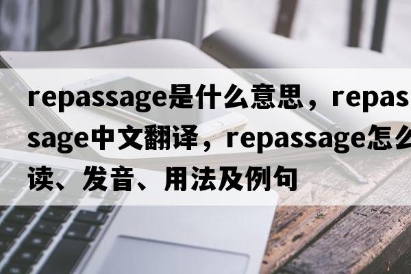 repassage是什么意思，repassage中文翻譯，repassage怎么讀、發(fā)音、用法及例句