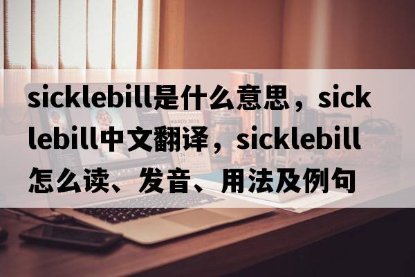 sicklebill是什么意思，sicklebill中文翻譯，sicklebill怎么讀、發(fā)音、用法及例句