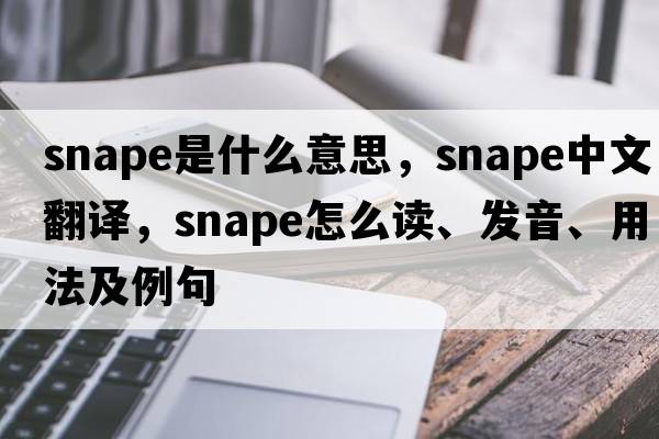 snape是什么意思，snape中文翻譯，snape怎么讀、發(fā)音、用法及例句