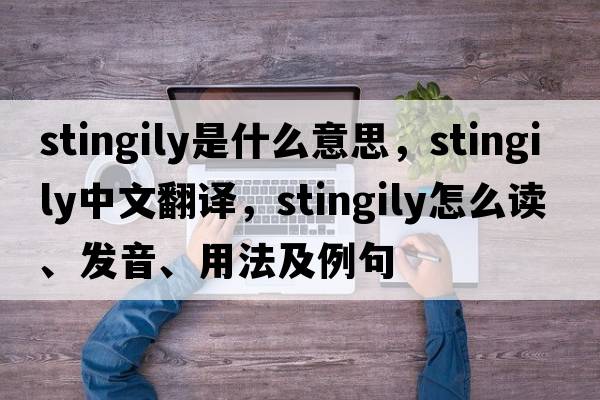 stingily是什么意思，stingily中文翻譯，stingily怎么讀、發(fā)音、用法及例句