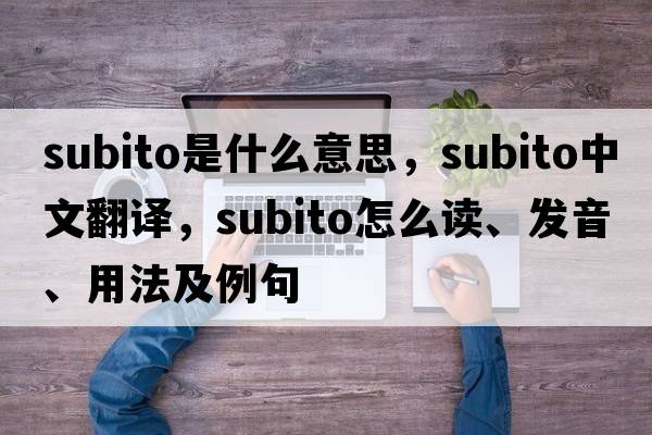subito是什么意思，subito中文翻譯，subito怎么讀、發(fā)音、用法及例句