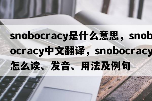 snobocracy是什么意思，snobocracy中文翻譯，snobocracy怎么讀、發(fā)音、用法及例句