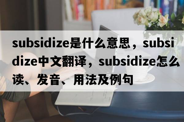 subsidize是什么意思，subsidize中文翻譯，subsidize怎么讀、發(fā)音、用法及例句
