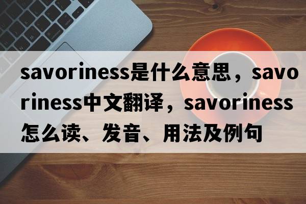 savoriness是什么意思，savoriness中文翻譯，savoriness怎么讀、發(fā)音、用法及例句