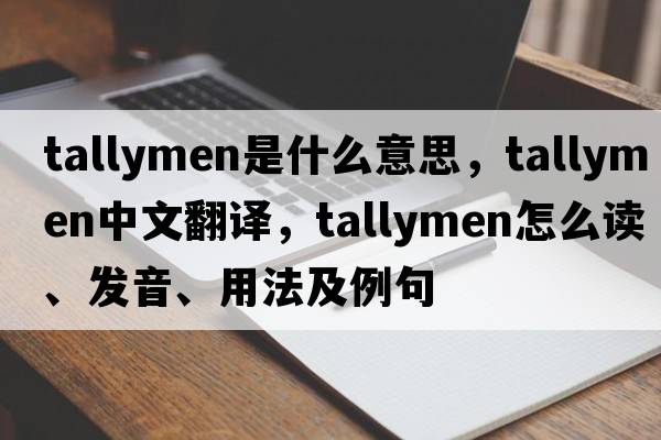 tallymen是什么意思，tallymen中文翻譯，tallymen怎么讀、發(fā)音、用法及例句