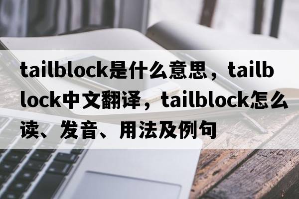 tailblock是什么意思，tailblock中文翻譯，tailblock怎么讀、發(fā)音、用法及例句