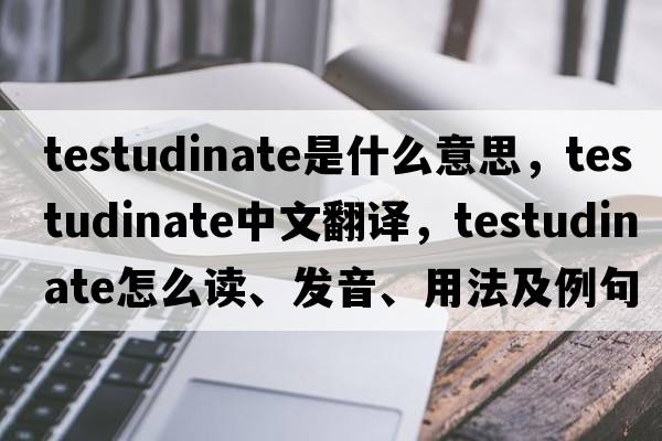 testudinate是什么意思，testudinate中文翻譯，testudinate怎么讀、發(fā)音、用法及例句