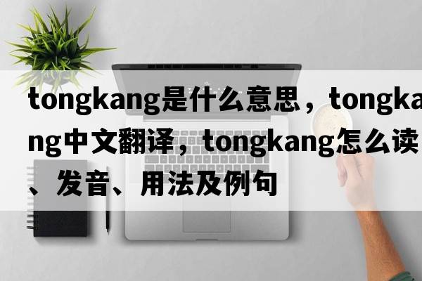 tongkang是什么意思，tongkang中文翻譯，tongkang怎么讀、發(fā)音、用法及例句