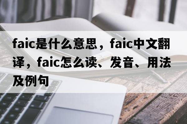 FAIC是什么意思，F(xiàn)AIC中文翻譯，F(xiàn)AIC怎么讀、發(fā)音、用法及例句