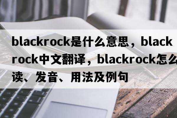 Blackrock是什么意思，Blackrock中文翻譯，Blackrock怎么讀、發(fā)音、用法及例句
