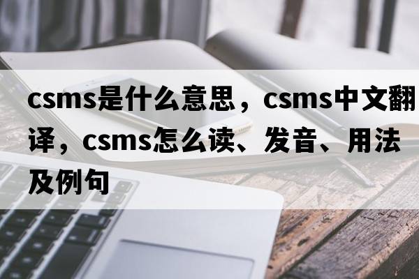 CSMS是什么意思，CSMS中文翻譯，CSMS怎么讀、發(fā)音、用法及例句