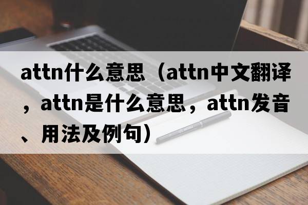 attn什么意思（attn中文翻譯，attn是什么意思，attn發(fā)音、用法及例句）