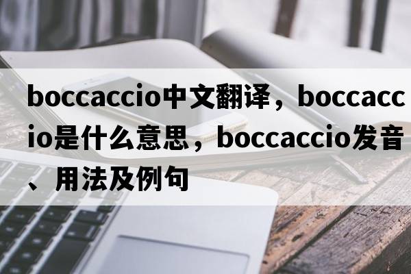 Boccaccio中文翻譯，Boccaccio是什么意思，Boccaccio發(fā)音、用法及例句