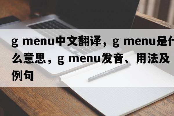 g menu中文翻譯，g menu是什么意思，g menu發(fā)音、用法及例句