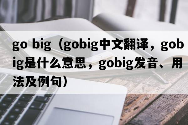 go big（gobig中文翻譯，gobig是什么意思，gobig發(fā)音、用法及例句）