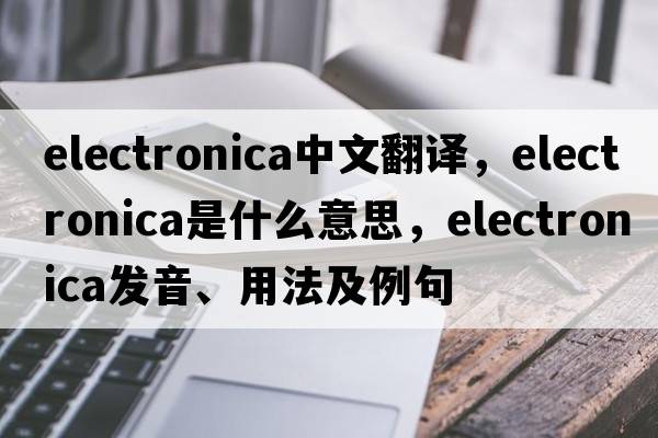 electronica中文翻譯，electronica是什么意思，electronica發(fā)音、用法及例句