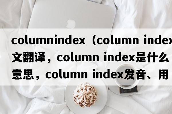 columnindex（column index中文翻譯，column index是什么意思，column index發(fā)音、用法及例句）
