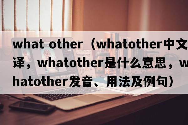 what other（whatother中文翻譯，whatother是什么意思，whatother發(fā)音、用法及例句）