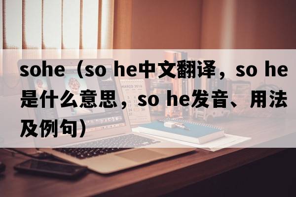 sohe（so he中文翻譯，so he是什么意思，so he發(fā)音、用法及例句）