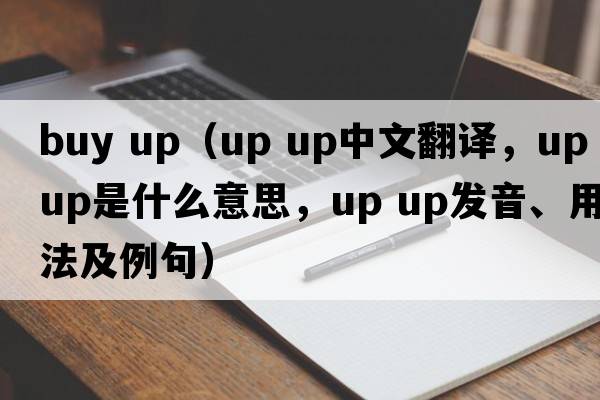 buy up（up up中文翻譯，up up是什么意思，up up發(fā)音、用法及例句）